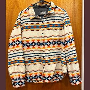 TRUE GRIT - SOUTHWESTERN STYLE BUTTON UP - SIZE XL